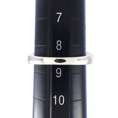 モーブッサン MAUBOUSSIN リング メクラー アトア トライアングルカット アメジスト ダイヤモンド K18WG 8.5号 / #49 【中古】