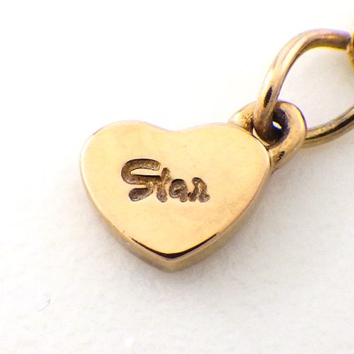 スタージュエリー STAR JEWELRY ネックレス ミステリアス ハート ピンクサファイア 計0.25ct K18PG 【中古】