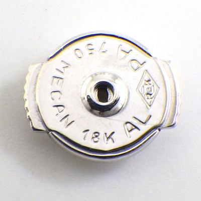 ブシュロン BOUCHERON ピアス セルパンボエム XS JCO00961 パヴェ 16ポイント ダイヤモンド 計0.25ct K18WG 【箱・保付き】 【中古】