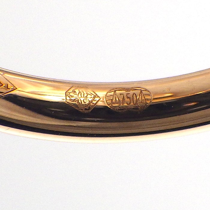 カルティエ Cartier ピアス ジュストアンクル フープ SM B8301234 釘モチーフ K18PG 【中古】