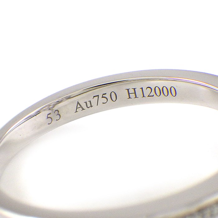 ブシュロン BOUCHERON リング パンセドゥディアマン パンジー モチーフ パヴェ ダイヤモンド K18WG 13号 / #53 【中古】