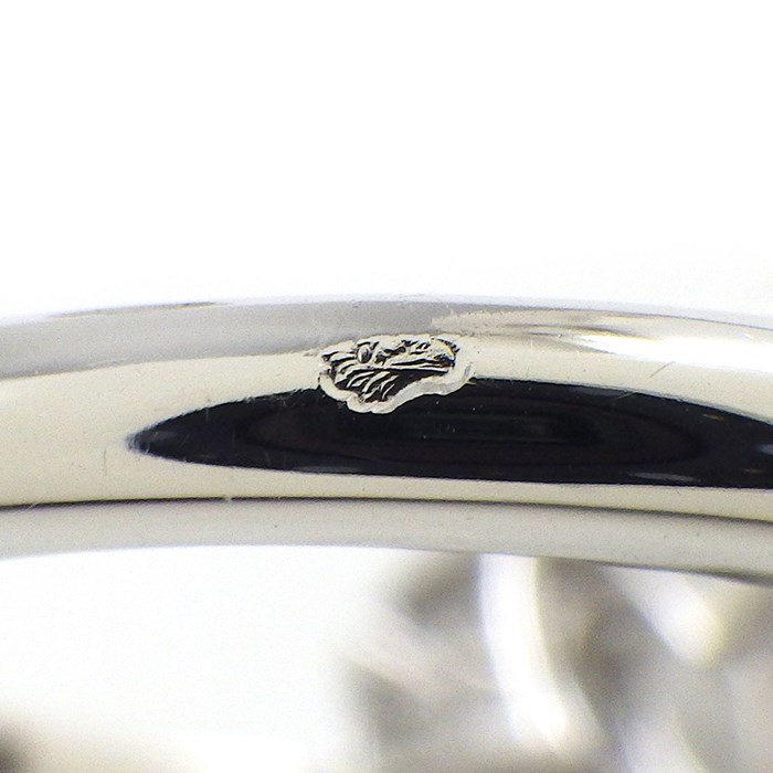 ブシュロン BOUCHERON リング パンセドゥディアマン パンジー モチーフ パヴェ ダイヤモンド K18WG 13号 / #53 【中古】