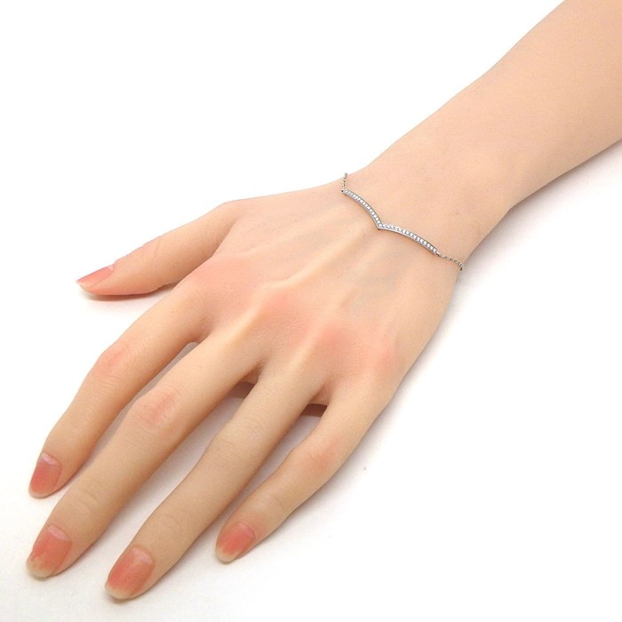 ショーメ Chaumet ブレスレット ジョゼフィーヌ エグレット ダイヤモンド K18WG 【中古】