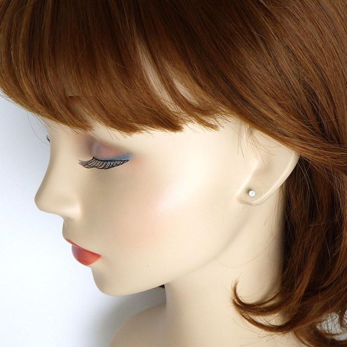 【ムーンストーン】 ピアス ソリティア ソリテール 6月 誕生石 ムーンストーン PT900