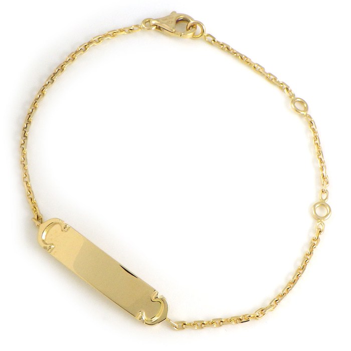 カルティエ Cartier ブレスレット ロゴブレス 2C プレート B6026000 K18YG 【箱・保付き】 【中古】