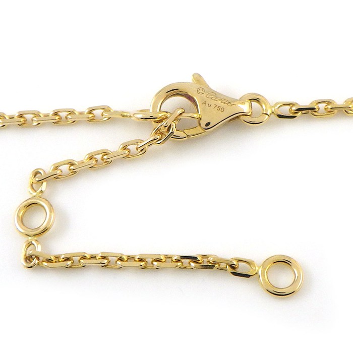 カルティエ Cartier ブレスレット ロゴブレス 2C プレート B6026000 K18YG 【箱・保付き】 【中古】