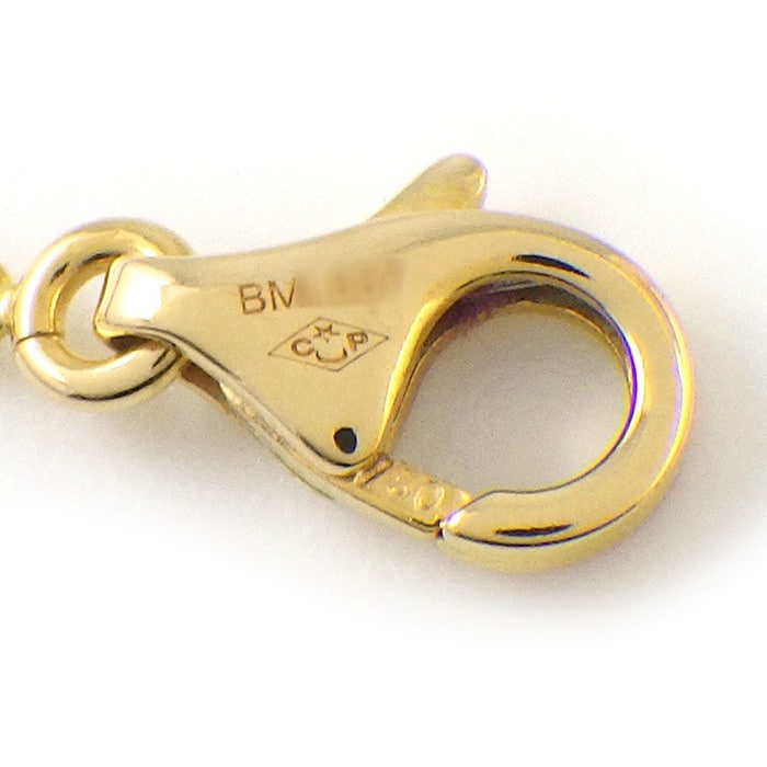 カルティエ Cartier ブレスレット ロゴブレス 2C プレート B6026000 K18YG 【箱・保付き】 【中古】