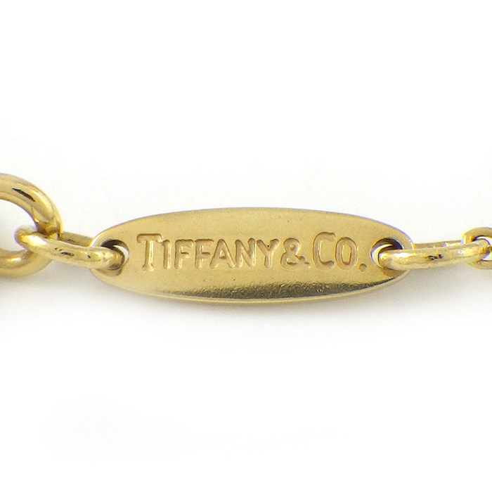 ティファニー Tiffany & Co. ネックレス オープンハート ロッククリスタル K18YG 【中古】