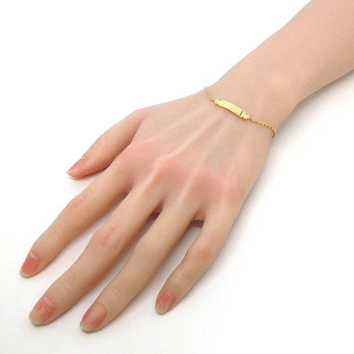 カルティエ Cartier ブレスレット ロゴブレス 2C プレート B6026000 K18YG 【箱・保付き】 【中古】