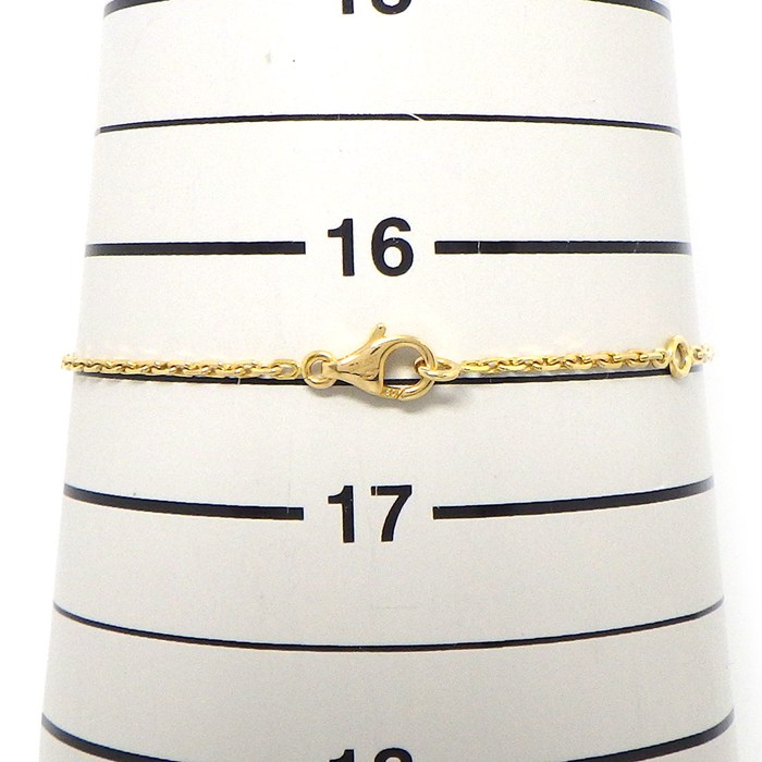 カルティエ Cartier ブレスレット ロゴブレス 2C プレート B6026000 K18YG 【箱・保付き】 【中古】