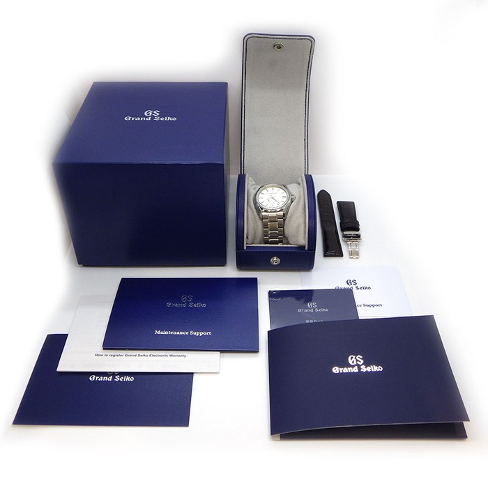 グランドセイコー Grand Seiko 腕時計 ヘリテージコレクション SBGA517/9R65-0FA0 JR名古屋高島屋開店25周年記念 50本限定 シルバー文字盤 チタン スプリングドライブ 【箱・保付き】 【中古】