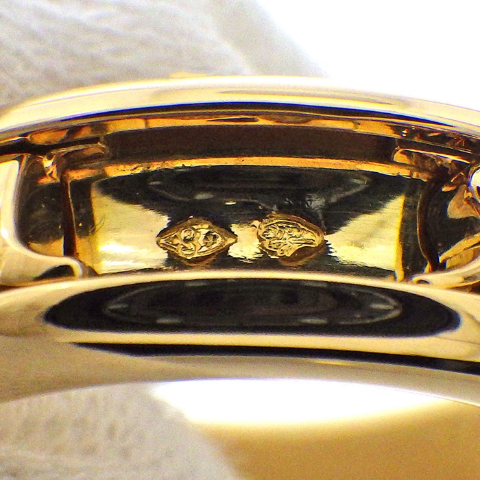 クリスチャンディオール Christian Dior リング アムール amour スライド ハート ウィング モチーフ K18YG 13号 / #53 【中古】