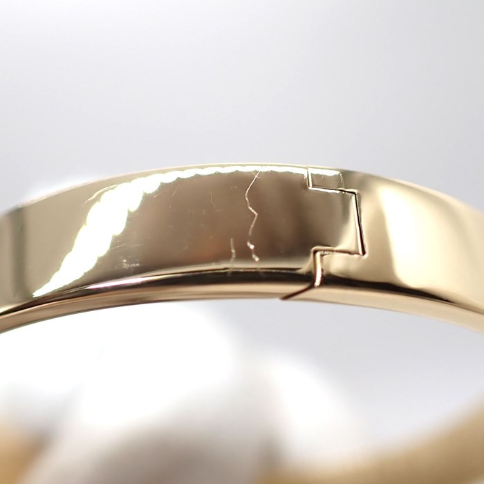 カルティエ Cartier バングル アニバーサリー 1ポイント ダイヤモンド K18YG / #16 【中古】