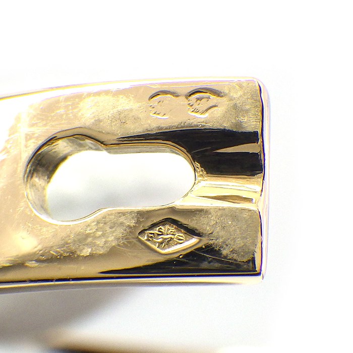 カルティエ Cartier バングル アニバーサリー 1ポイント ダイヤモンド K18YG / #16 【中古】