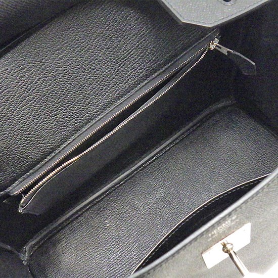 エルメス HERMES ハンドバッグ バーキン 30 Y刻印 2020年 ブラック エプソン シルバー金具 【中古】