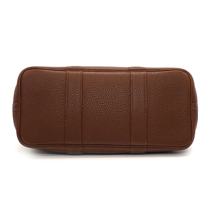 エルメス HERMES ハンドバッグ ガーデンパーティ TPM □P刻印 2012年 マロンドインディ ネゴンダ シルバー金具 【中古】