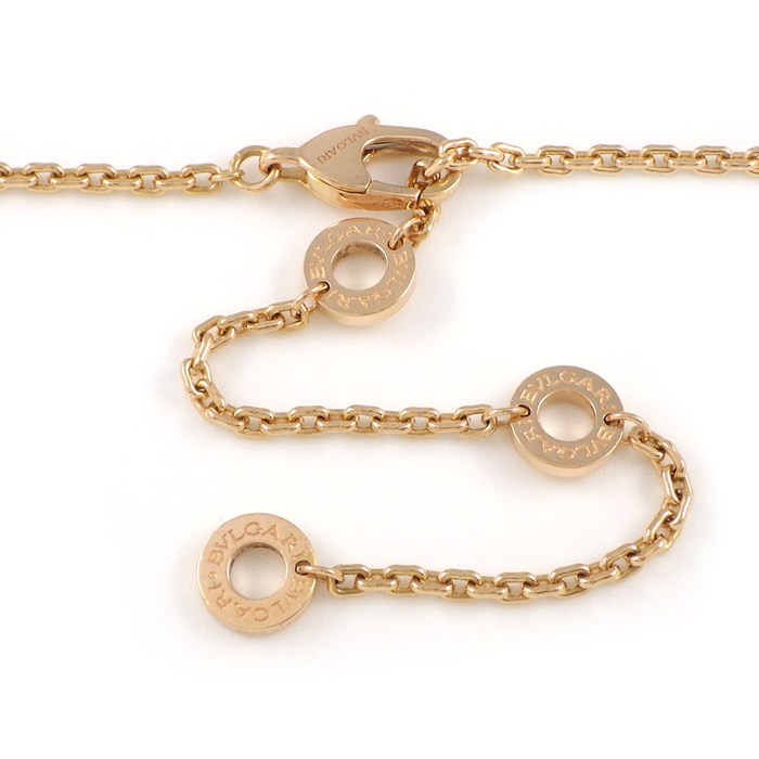  ブルガリ BVLGARI ネックレス B-zero1 ビーゼロワン ロック 358350 スタッズ K18PG ブラック セラミック 【中古】