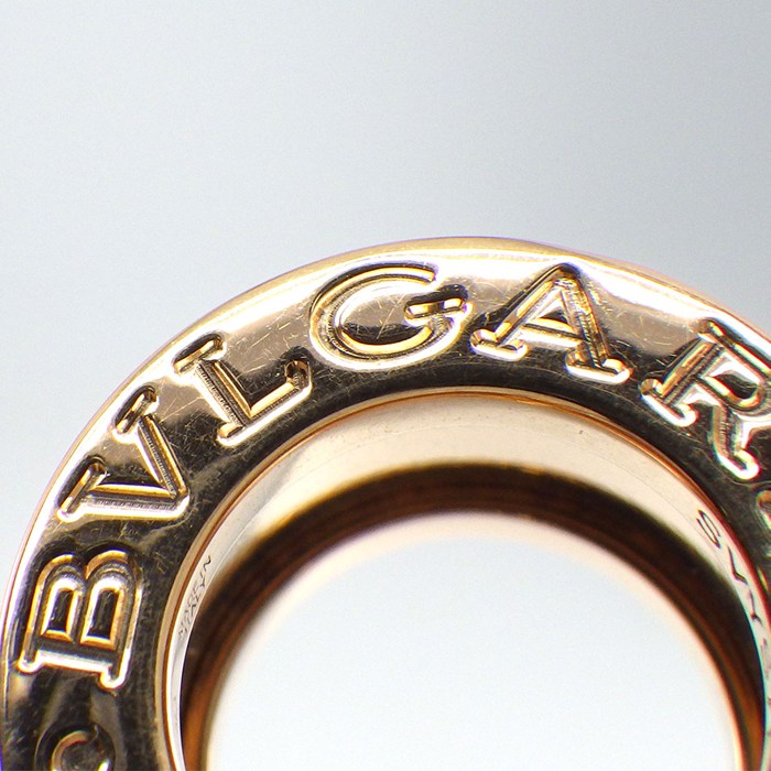  ブルガリ BVLGARI ネックレス B-zero1 ビーゼロワン ロック 358350 スタッズ K18PG ブラック セラミック 【中古】