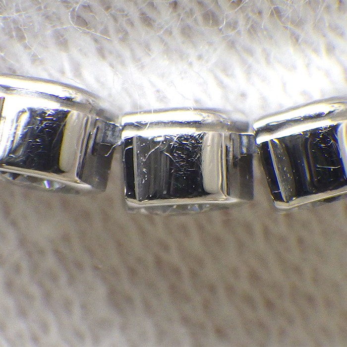 カルティエ Cartier ブレスレット C ドゥ カルティエ エッセンシャルライン N6703416 ダイヤモンド K18WG / #16 【箱・保付き】 【中古】