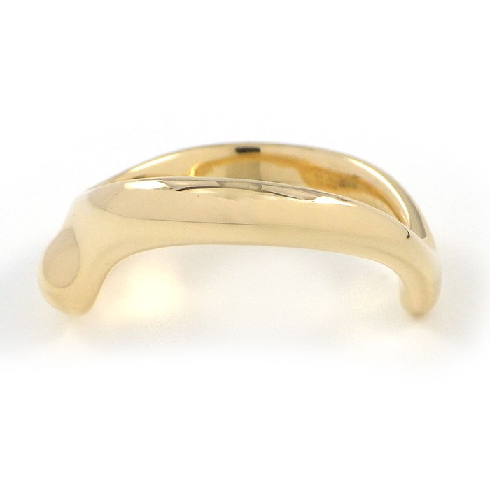 ティファニー Tiffany & Co. リング オープンハート K18YG 11.5号 【中古】