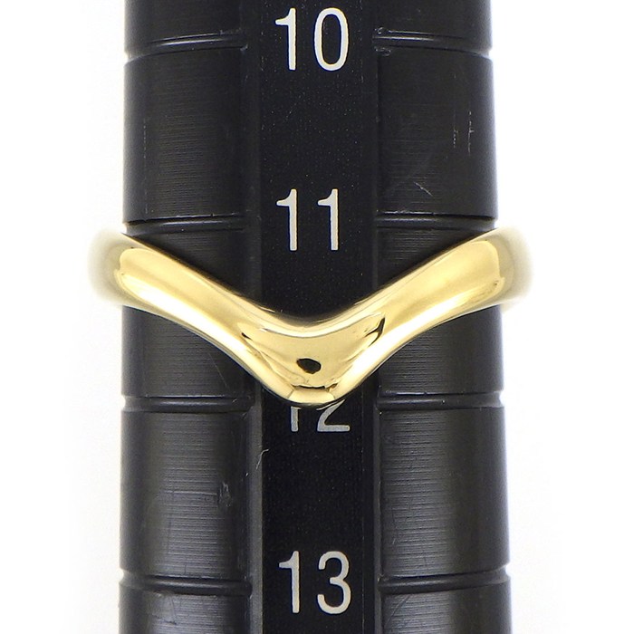 ティファニー Tiffany & Co. リング オープンハート K18YG 11.5号 【中古】