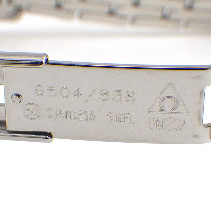 オメガ OMEGA 腕時計 デ・ヴィル プレステージ 4575.75.00 ダイヤベゼル 16ポイント ダイヤインデックス ホワイトシェル文字盤 SS クオーツアナログ 【中古】