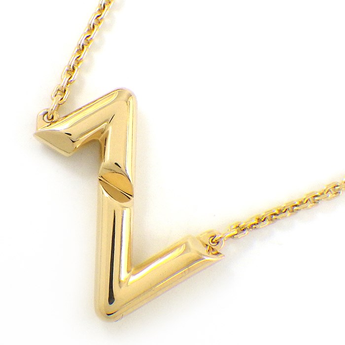 ルイ・ヴィトン LOUIS VUITTON ネックレス パンダンティフ LV ヴォルト  