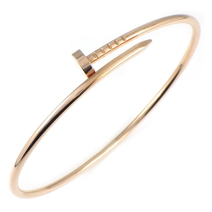 カルティエ Cartier バングル ジュストアンクル SM B6062519 釘モチーフ K18PG / #19 【中古】