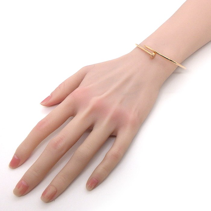 カルティエ Cartier バングル ジュストアンクル SM B6062519 釘モチーフ K18PG / #19 【中古】