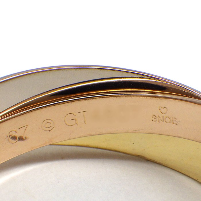 カルティエ Cartier リング トリニティ クラシック B4234267 スリーカラー K18PG K18WG K18YG 25.5号 / #67 【箱・保付き】 【中古】
