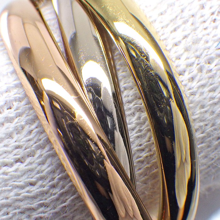 カルティエ Cartier リング トリニティ クラシック B4234267 スリーカラー K18PG K18WG K18YG 25.5号 / #67 【箱・保付き】 【中古】