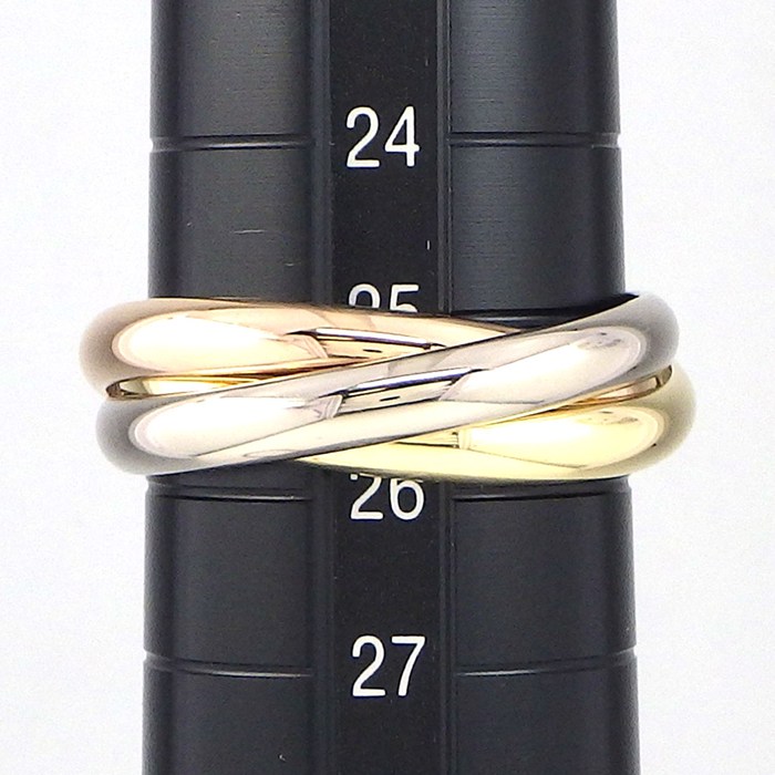 カルティエ Cartier リング トリニティ クラシック B4234267 スリーカラー K18PG K18WG K18YG 25.5号 / #67 【箱・保付き】 【中古】