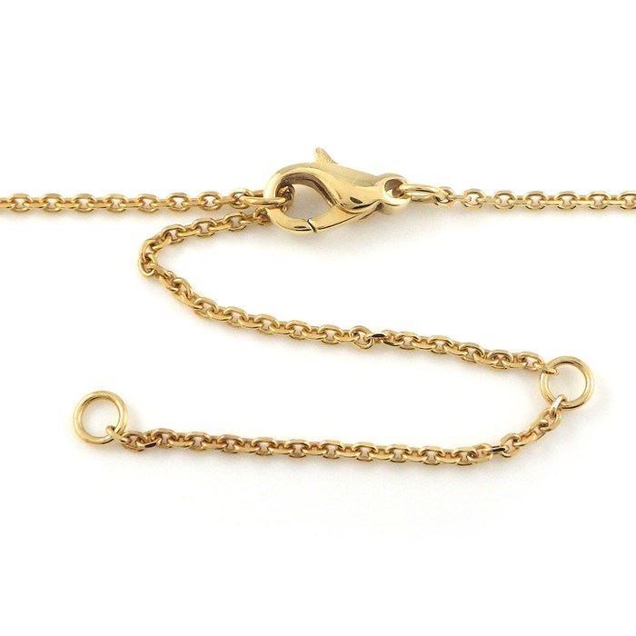 ブシュロン BOUCHERON ネックレス キャトル ラディアント ミニ JPN00649 13ポイント ダイヤモンド 計0.10ct K18YG K18WG 【中古】