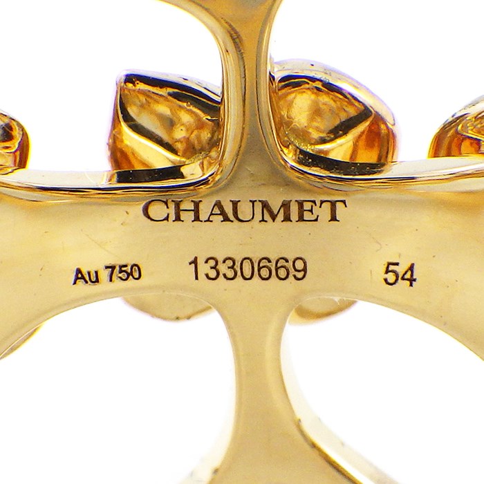 ショーメ Chaumet リング オルタンシア 紫陽花 オープンワーク