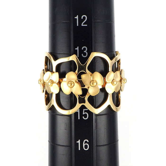 ショーメ Chaumet リング オルタンシア 紫陽花 オープンワーク