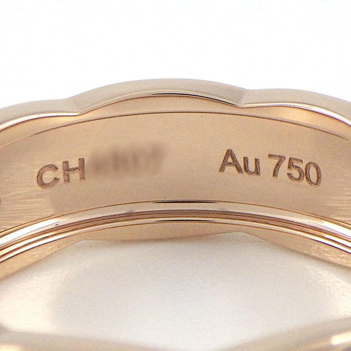 シャネル CHANEL リング ココクラッシュ ミディアム J10817 マトラッセ キルティング K18BG 16号 / #56 【箱・保付き】 【中古】