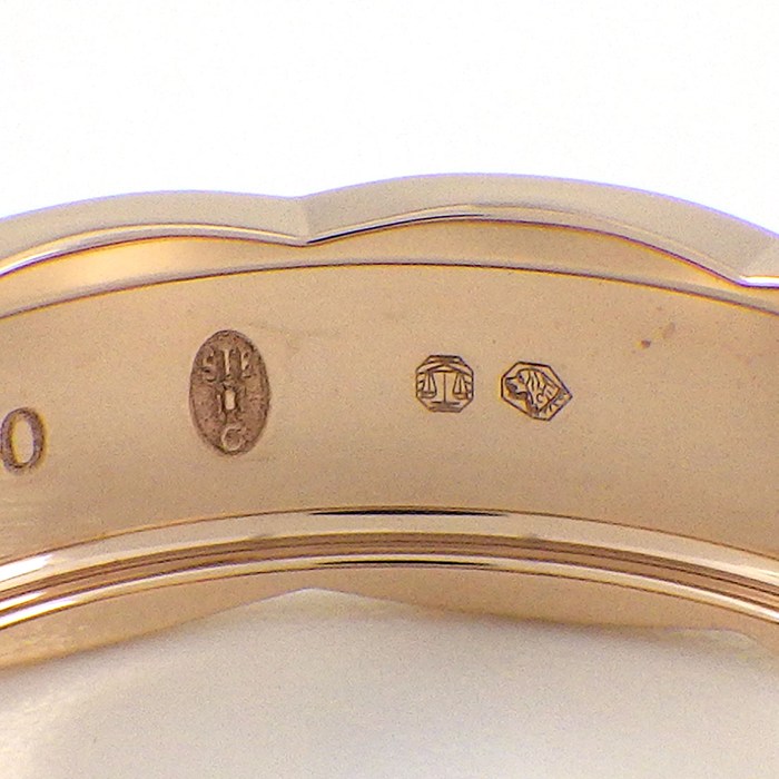 シャネル CHANEL リング ココクラッシュ ミディアム J10817 マトラッセ キルティング K18BG 16号 / #56 【箱・保付き】 【中古】