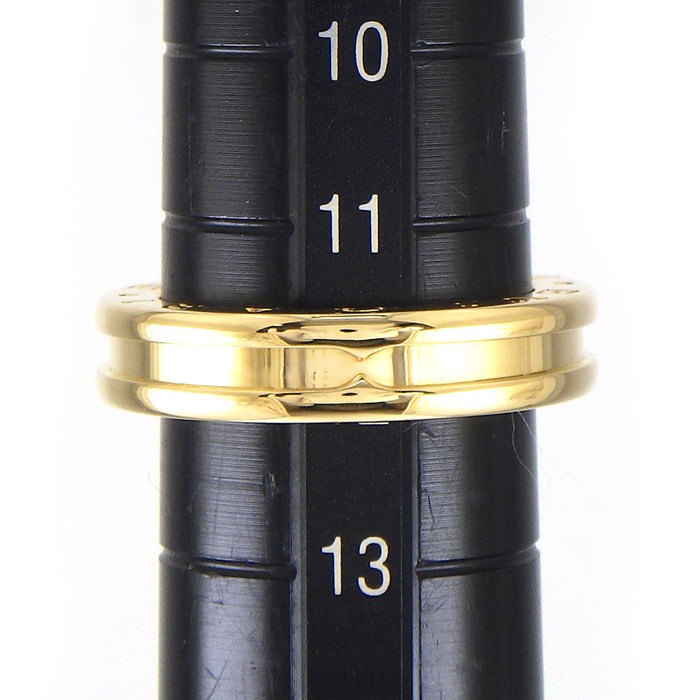 ブルガリ BVLGARI リング B-zero1 ビーゼロワン XS 336051 1バンド ロゴ K18YG 11.5号 / #52 【中古】