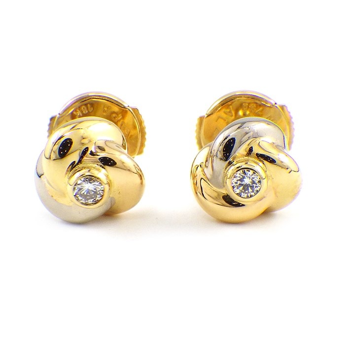 【新品仕上げ済】カルティエ ベビートリニティ ダイヤ ピアス ピアス 5713 カルティエ(CARTIER)カルティエ ベビートリニティ ダイヤ ピアス