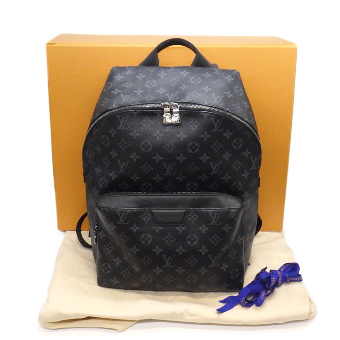 ルイ・ヴィトン LOUIS VUITTON バックパック・リュック アポロ M43186 ブラック モノグラムエクリプスキャンバス レザー 【中古】