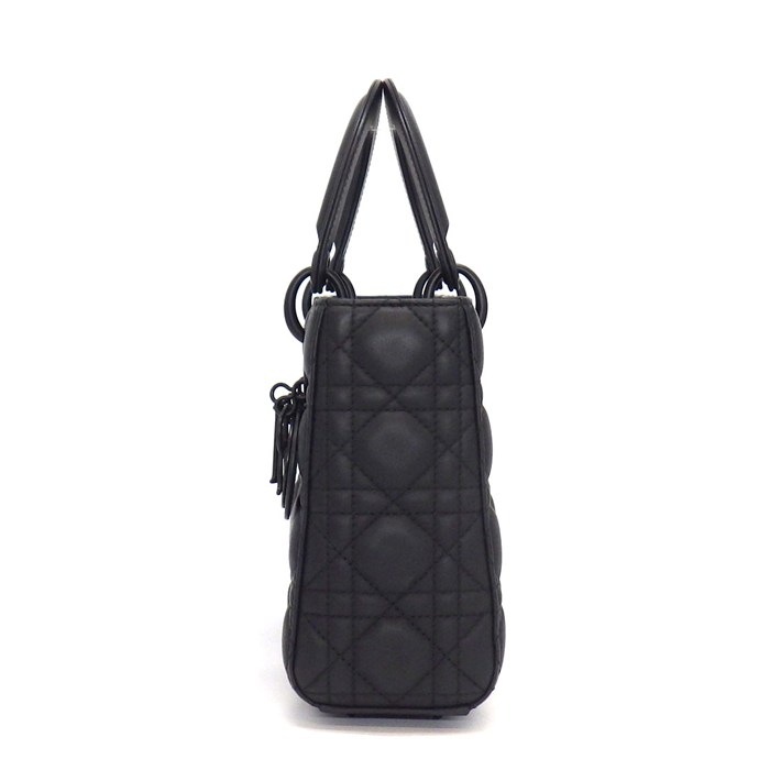 ディオール Dior ハンドバッグ レディディオール My ABCDior スモール M0538SLOI ブラック カナージュウルトラマットカーフスキン 【中古】