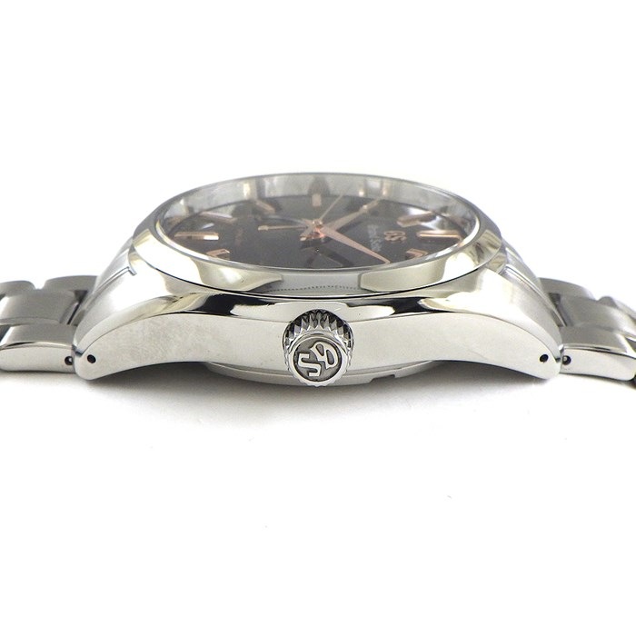 グランドセイコー Grand Seiko 腕時計 ヘリテージ コレクション SBGA401/9R65-0DH0 ブティック限定モデル ピンクゴールド インデックス/針 デイト パワーリザーブ表示 ブラック文字盤 SS スプリングドライブ 自動巻き 【箱・保付き】 【中古】