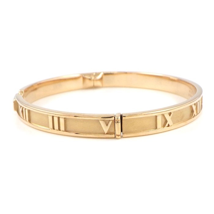ティファニー Tiffany & Co. ブレスレット アトラス 3ポイント ダイヤモンド K18PG 【中古】