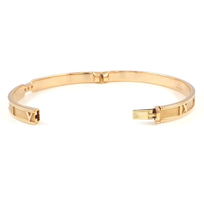 ティファニー Tiffany & Co. ブレスレット アトラス 3ポイント ダイヤモンド K18PG 【中古】
