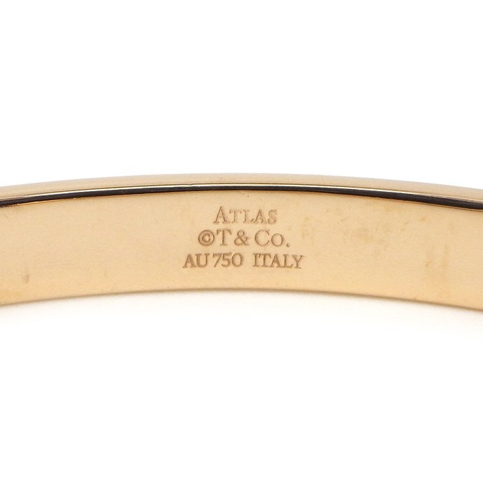 ティファニー Tiffany & Co. ブレスレット アトラス 3ポイント ダイヤモンド K18PG 【中古】