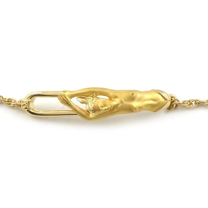 カレライカレラ Carrera y Carrera ブレスレット 女性 マーメイド 人魚 女神 モチーフ K18YG 【中古】