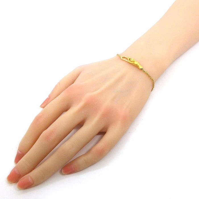 カレライカレラ Carrera y Carrera ブレスレット 女性 マーメイド 人魚 女神 モチーフ K18YG 【中古】