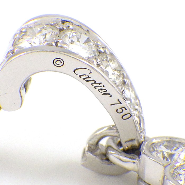 カルティエ Cartier チャーム ペンダントトップ ゴシック クロス パヴェ ダイヤモンド K18WG 【中古】