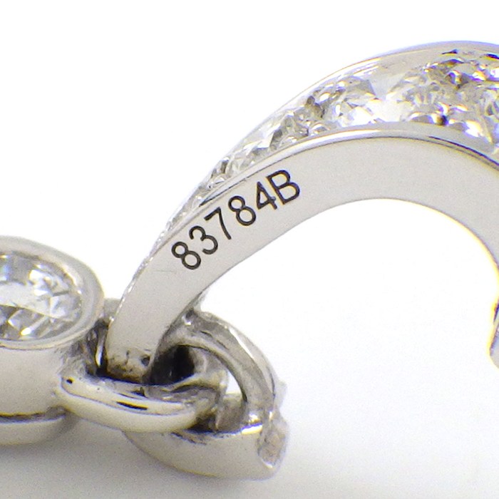 カルティエ Cartier チャーム ペンダントトップ ゴシック クロス パヴェ ダイヤモンド K18WG 【中古】