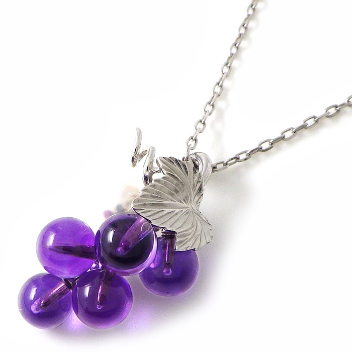 K18パールペンダントトップ ダイヤモンド 葡萄モチーフ k18 パール